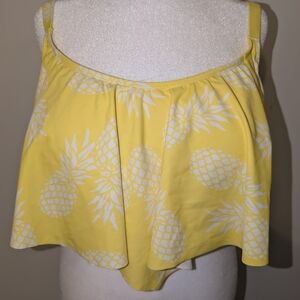 Torrid Yellow Pineapple Bikini Top